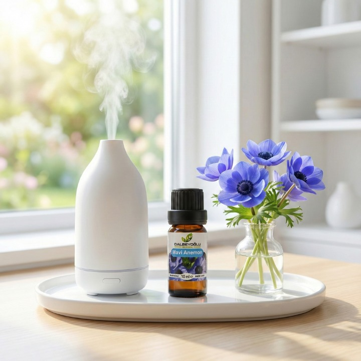 Doğal Mavi Anemon Esansiyel Koku Yağı