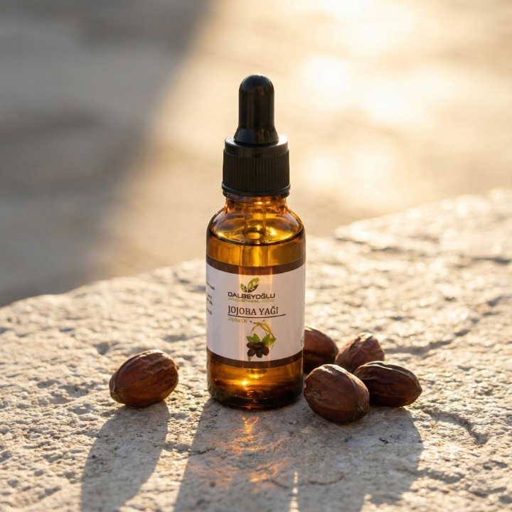 %100 Saf ve Soğuk Sıkım Jojoba Yağı (20ml)