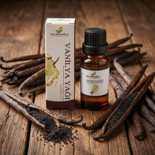 %100 Doğal ve Saf Vanilya Yağı (20Ml)