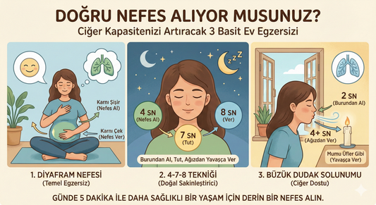 Doğru Nefes Alıyor Musunuz? Ciğer Kapasitenizi Artıracak 3 Basit Ev Egzersizi