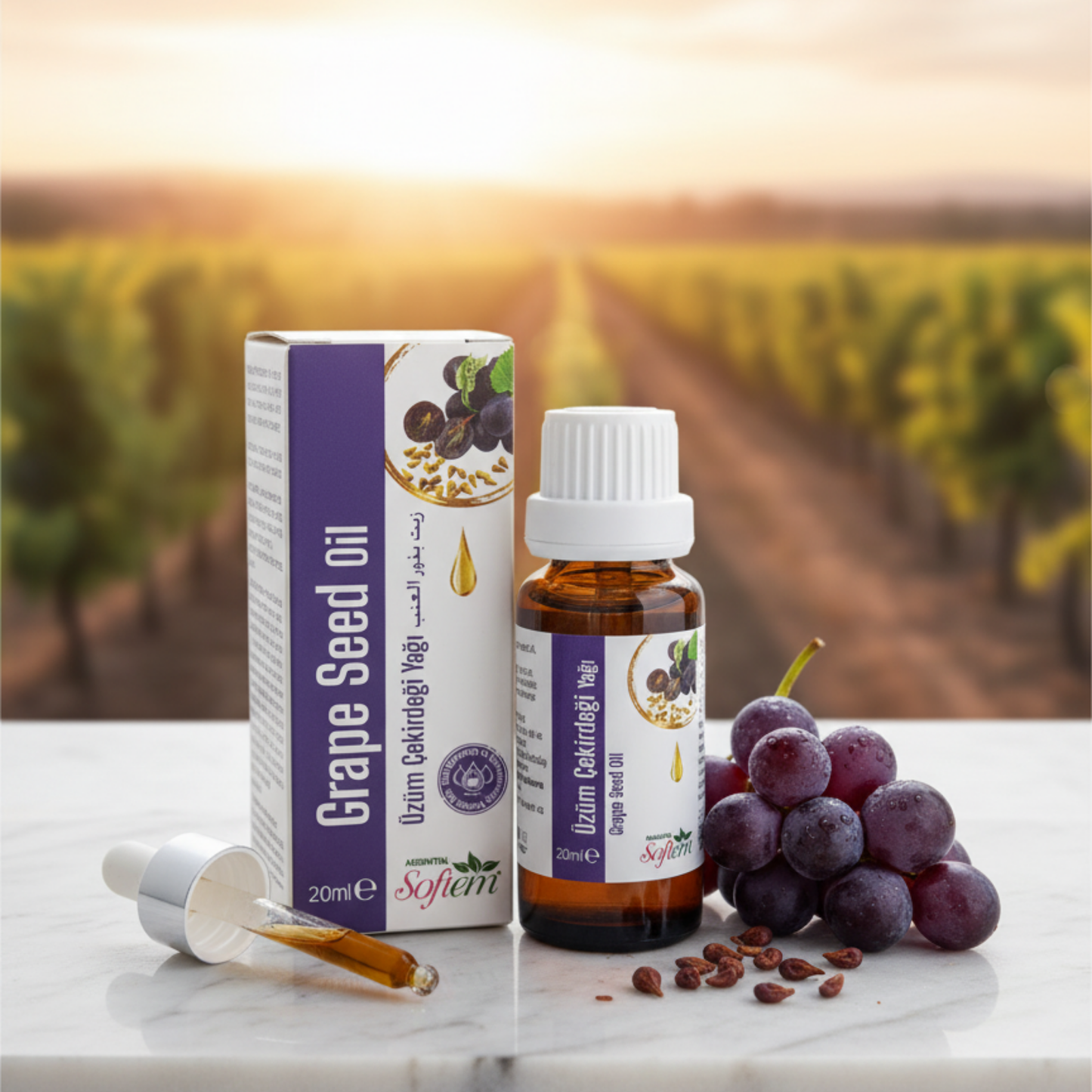 %100 Doğal Üzüm Çekirdeği Yağı