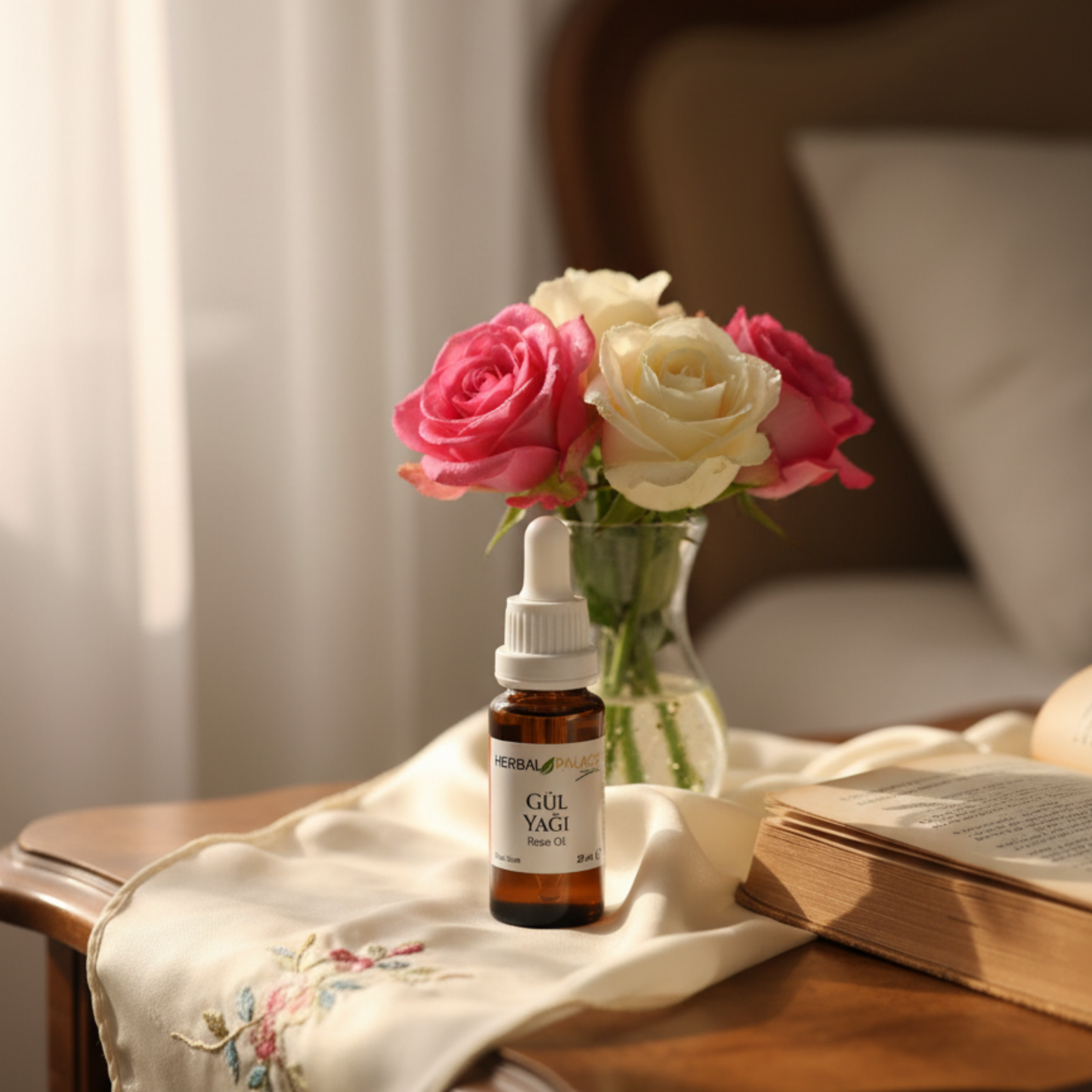 %100 Doğal Gül Yağı