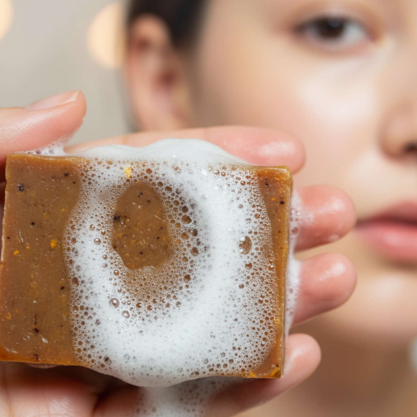 %100 Doğal Kojik Asit & Zerdeçal Sabunu