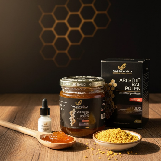 %100 Doğal Arı Sütü, Bal, Propolis Macunu