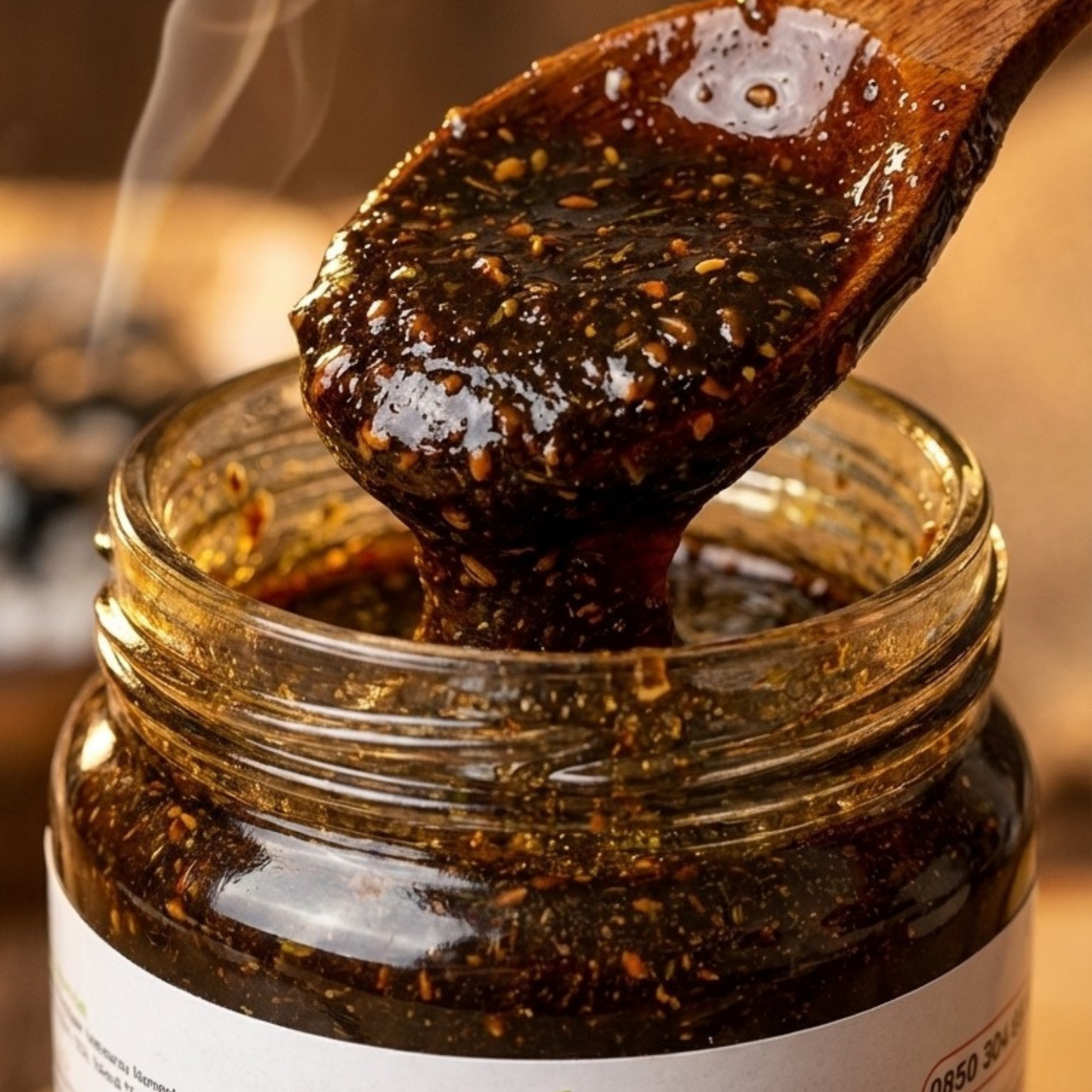 %100 Doğal Üzerlik Tohumlu Bitkisel Macun Rahatlama ve Sindirim Desteği