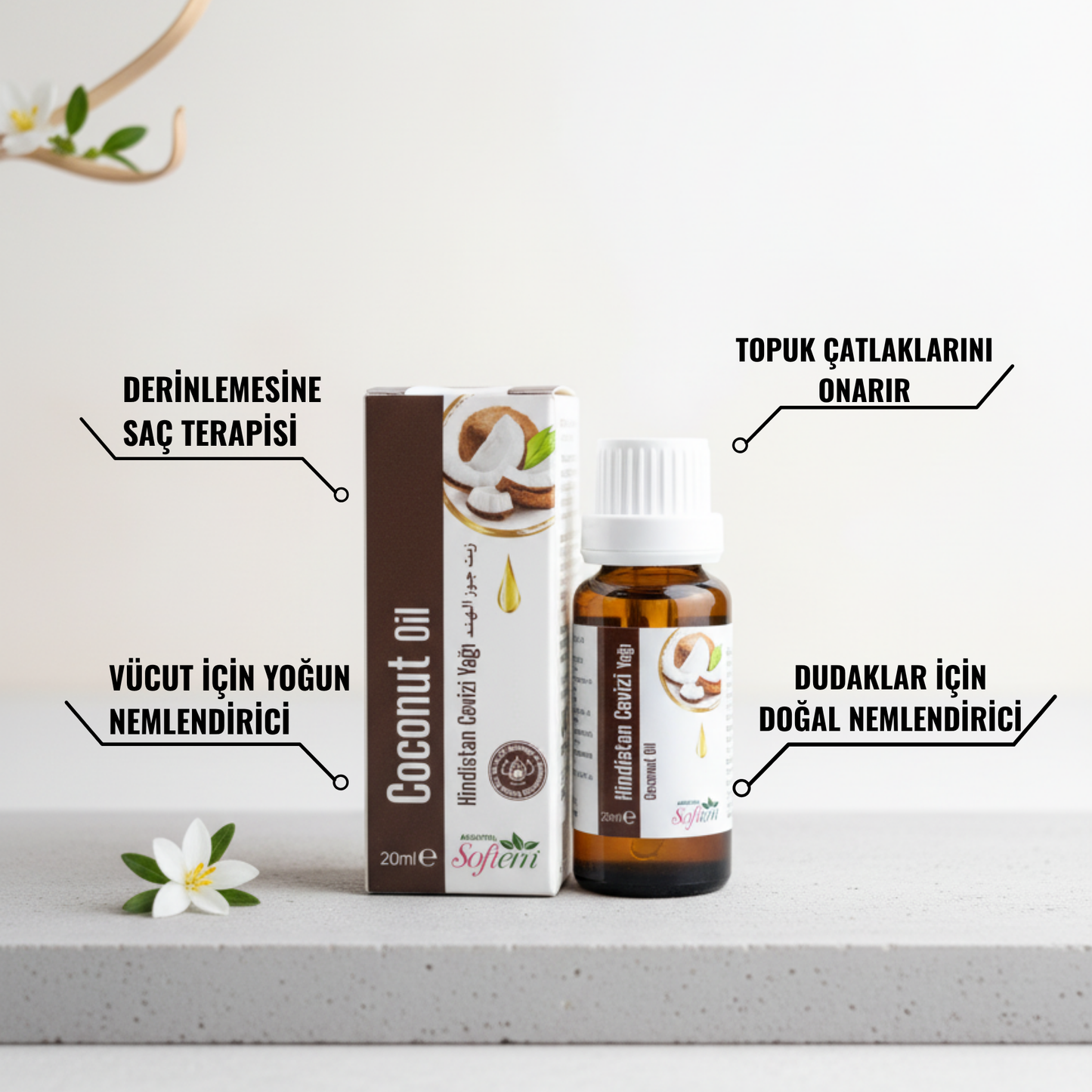 %100 Saf Hindistan Cevizi Yağı