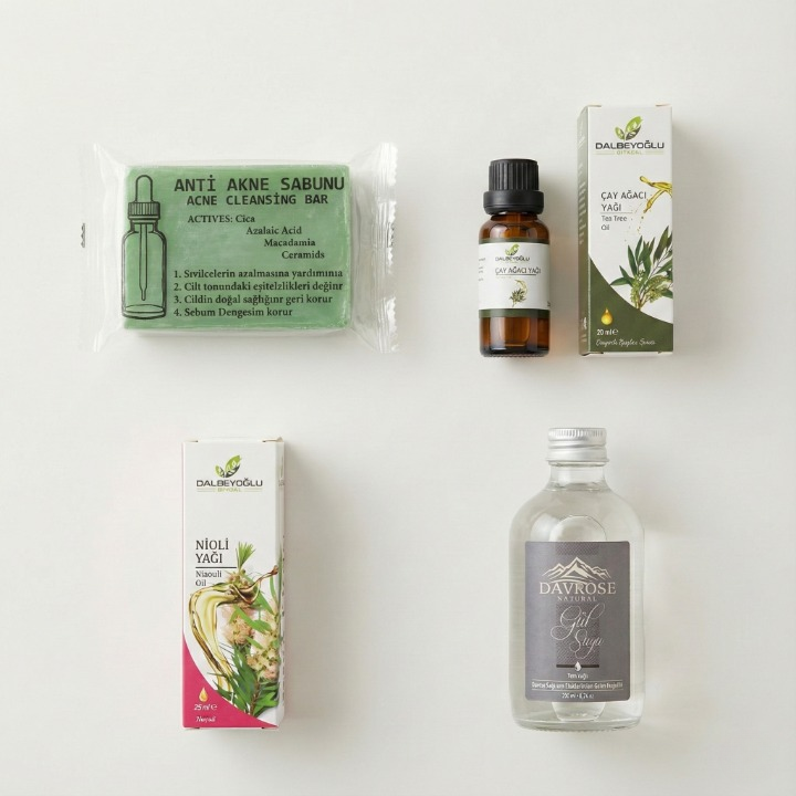 Kozanature Pürüzsüz Cilt; Akne Karşıtı Kurtarıcı Set