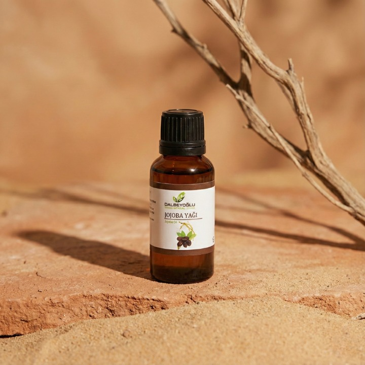 %100 Saf ve Soğuk Sıkım Jojoba Yağı (20ml)