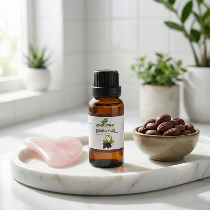 %100 Saf ve Soğuk Sıkım Jojoba Yağı (20ml)