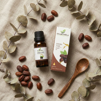 %100 Saf ve Soğuk Sıkım Jojoba Yağı (20ml)