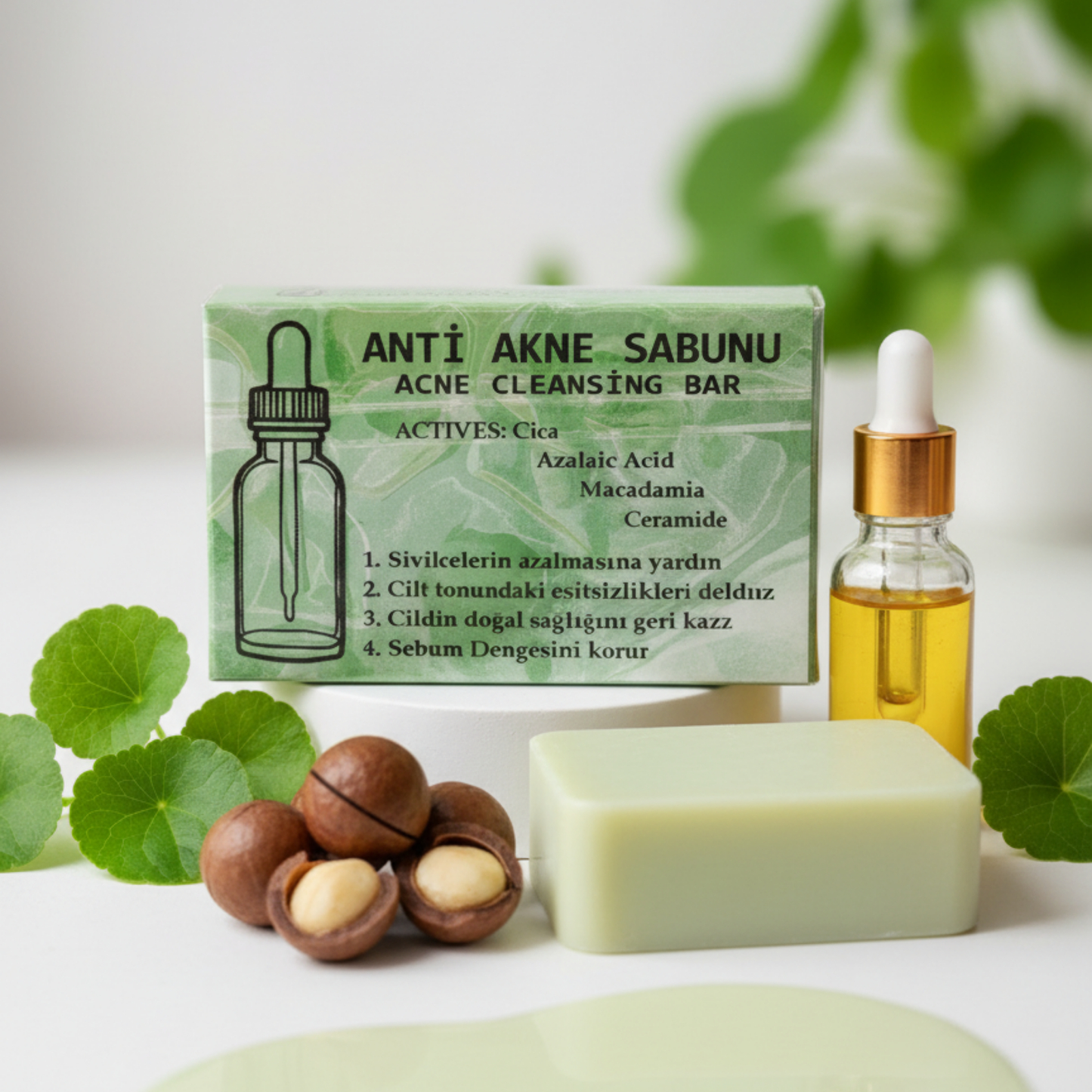 %100 Doğal Anti Akne Sabunu