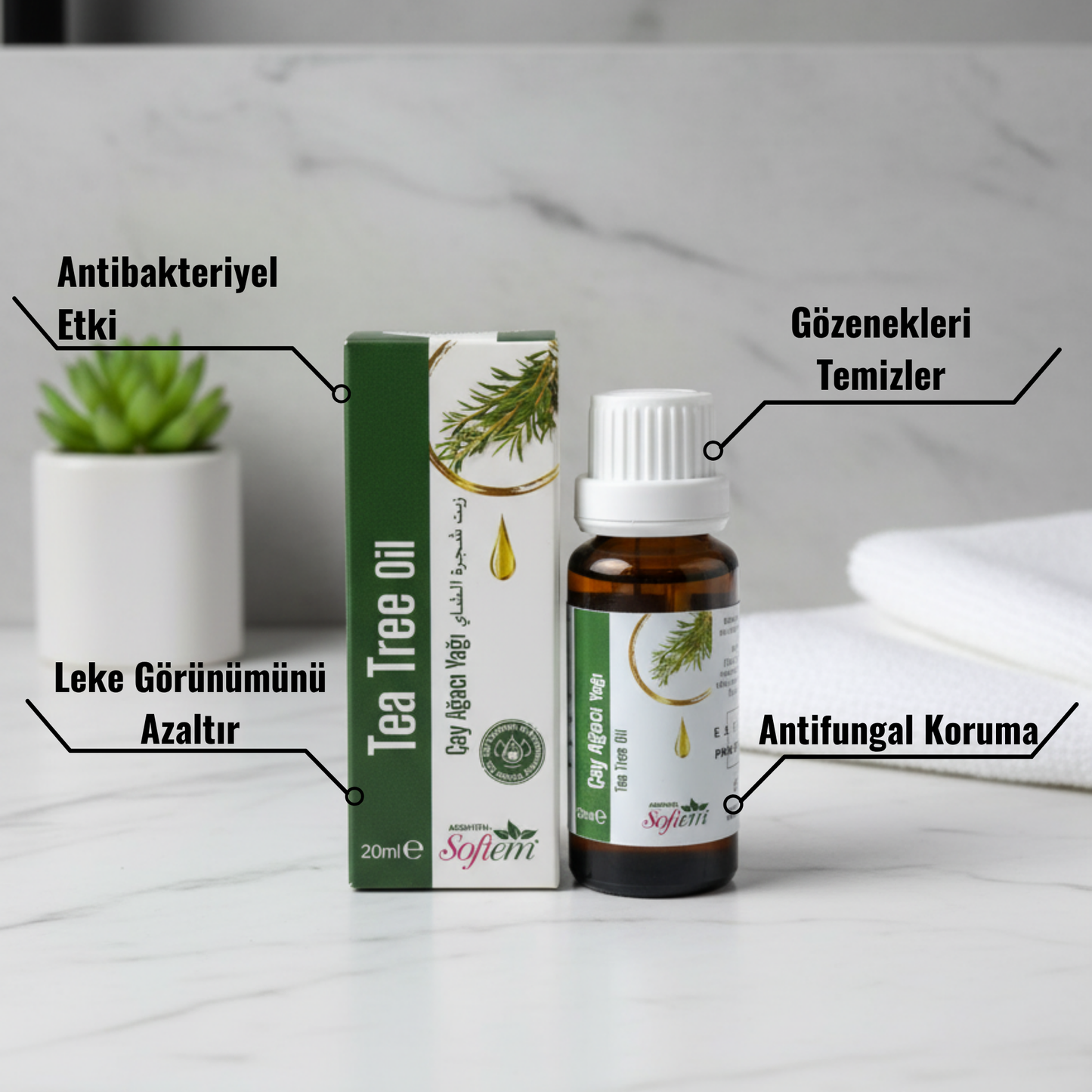 %100 Doğal Çay Ağacı Yağı